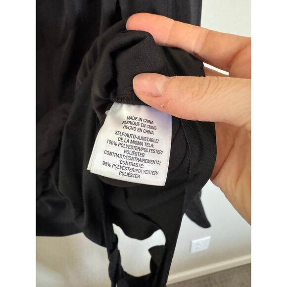 NWOT Favorite Daughter The Date Blouse in Black Satin SZ S - Picture 7 of 8